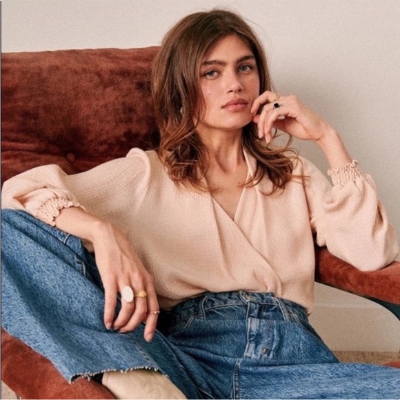 NWOT Sezane Abelia - Nude - 40 - Picture 1 of 5